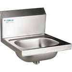 Wall mounted Hand Sink Deck mounted faucet Stainless steel - HS12DH
