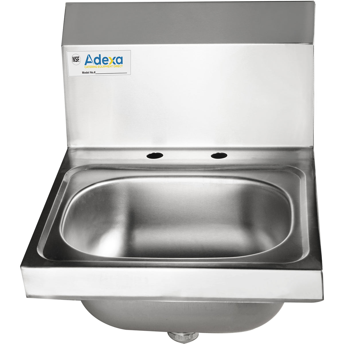 Wall mounted Hand Sink Deck mounted faucet Stainless steel - HS15DH