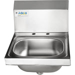 Wall mounted Hand Sink Deck mounted faucet Stainless steel - HS15DH