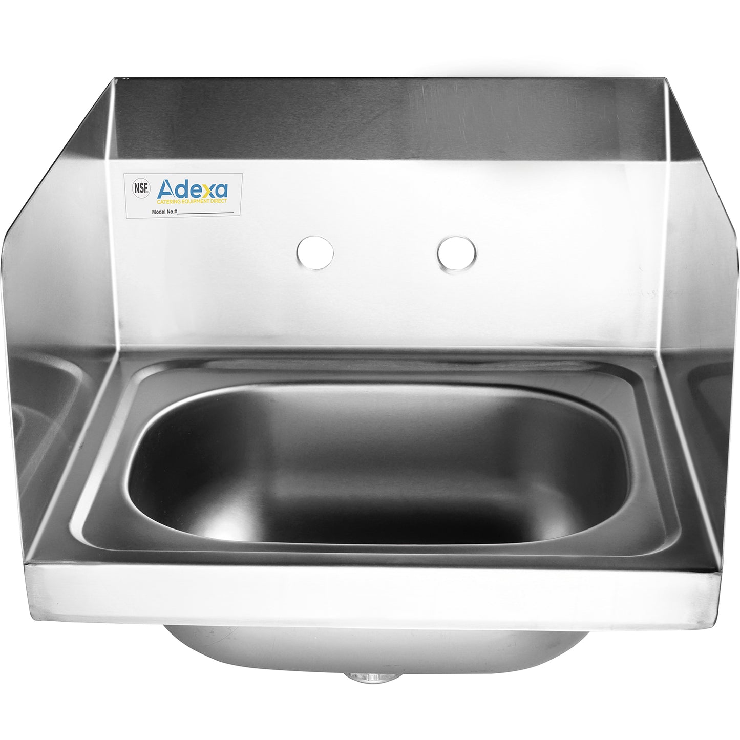 Wall mounted Hand Sink Wall mounted faucet Side splash Stainless steel - HS15SP