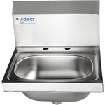 Wall mounted Hand Sink Deck mounted faucet Stainless steel - HS17DH