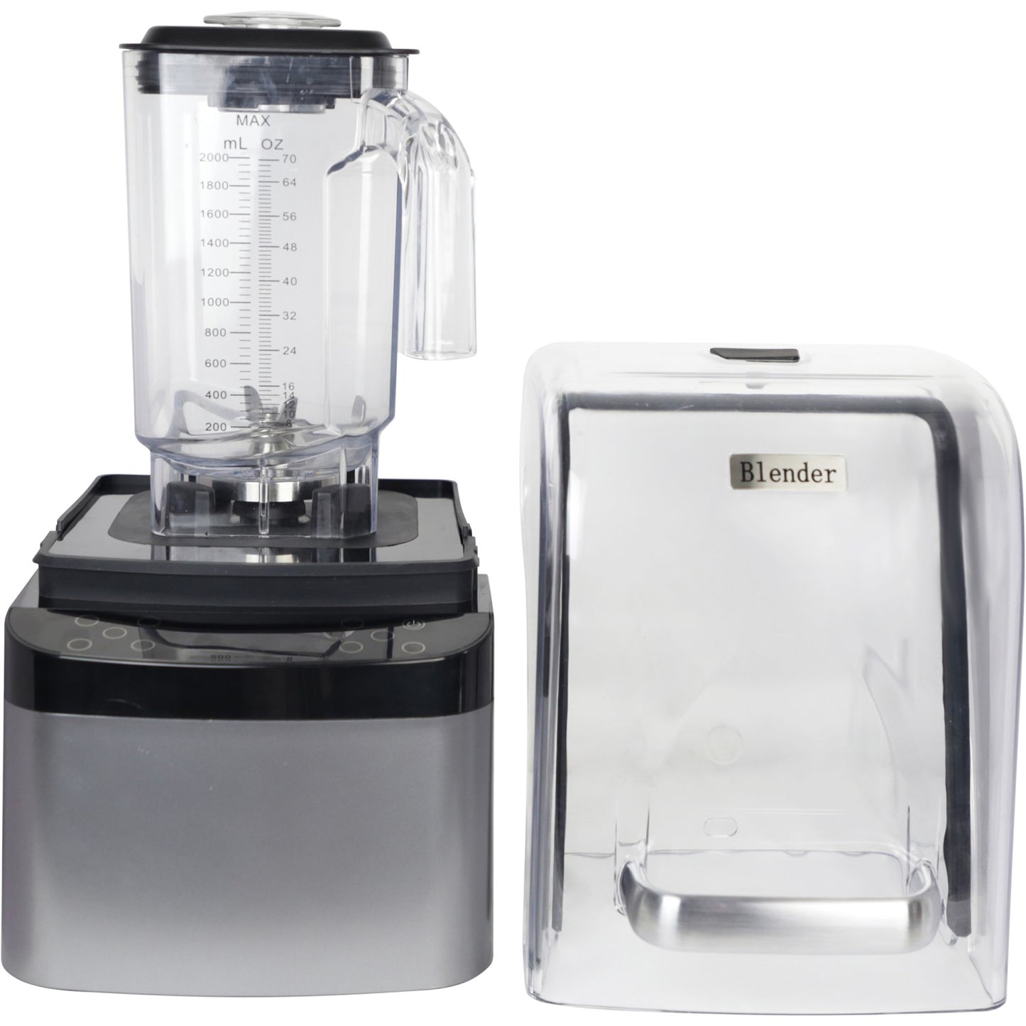 Commercial Heavy Duty Blender with Sound Cover 2L Jar Touch Screen Control 3HP Motor 230x265x465mm - HS8005NEW