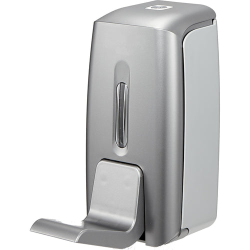 Commercial Wall Mounted Manual Soap Dispenser Silver - HSDF7002SILVER