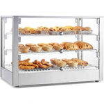 3 Tier Heated Display Case 115 litres Countertop - HW115