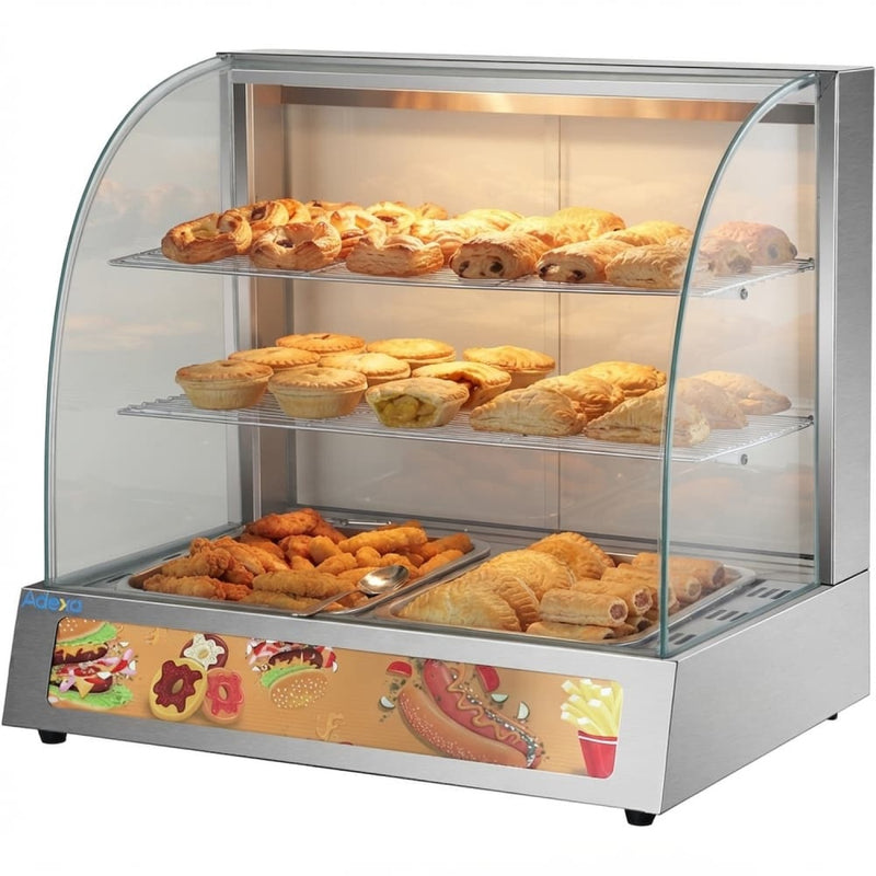 Commercial Hot Display Case Pie Warmer Countertop - HW2PS