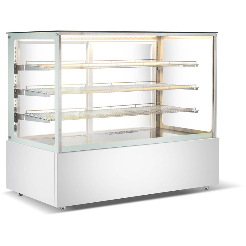 Commercial Heated Display Cabinet 925 Litres White - HW571WHITE