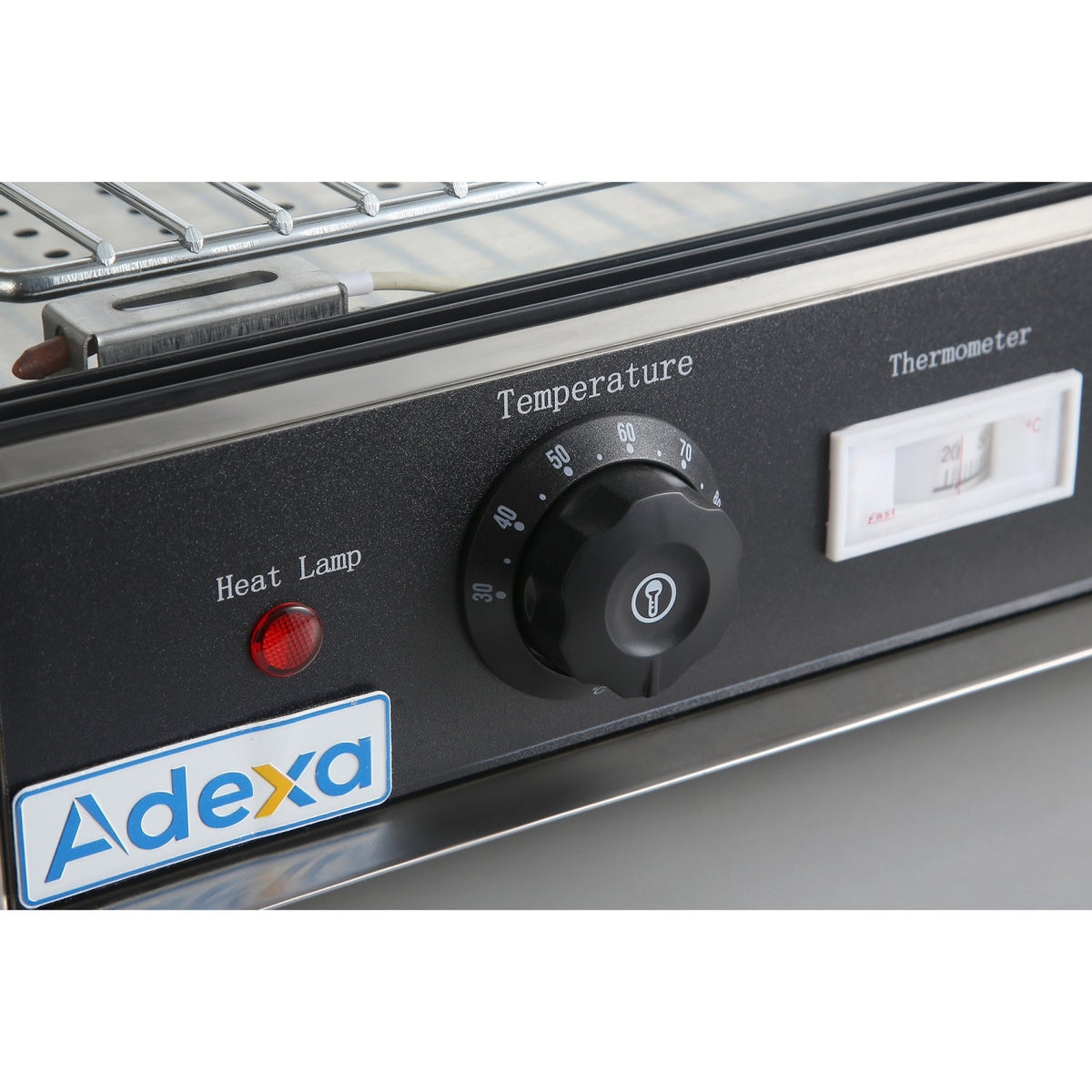 Professional 4 Tier Pie Warmer Heated Display Case Countertop 1kW - HW580