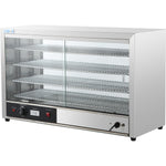 4 Tier Pie Warmer Heated Display Case Countertop - HW805