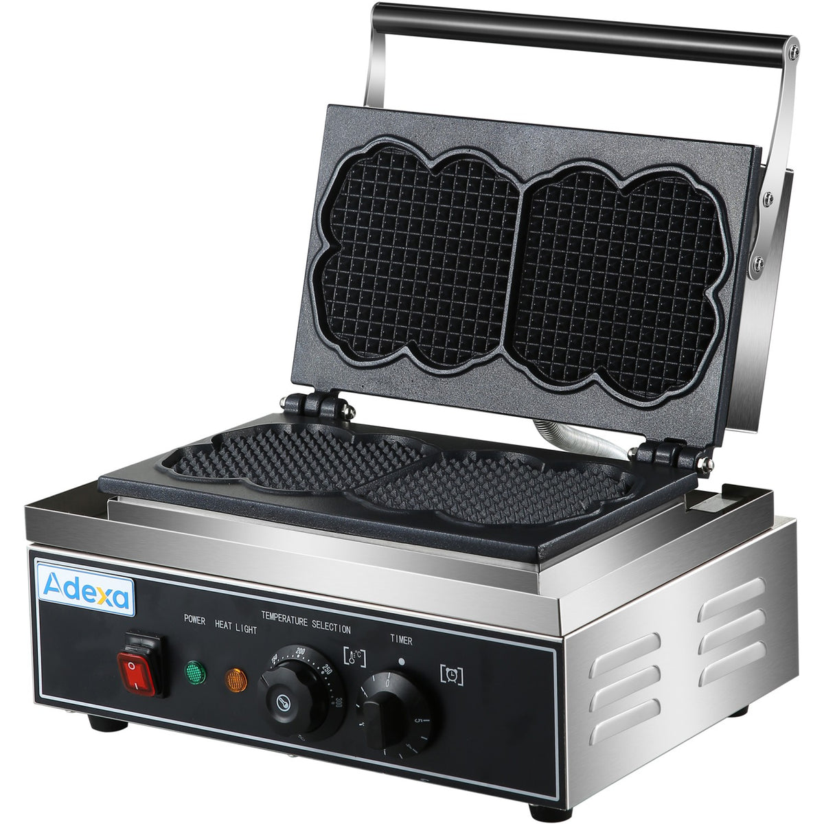 Commercial Waffle Maker 1.55kW 2 waffles Countertop - HX116