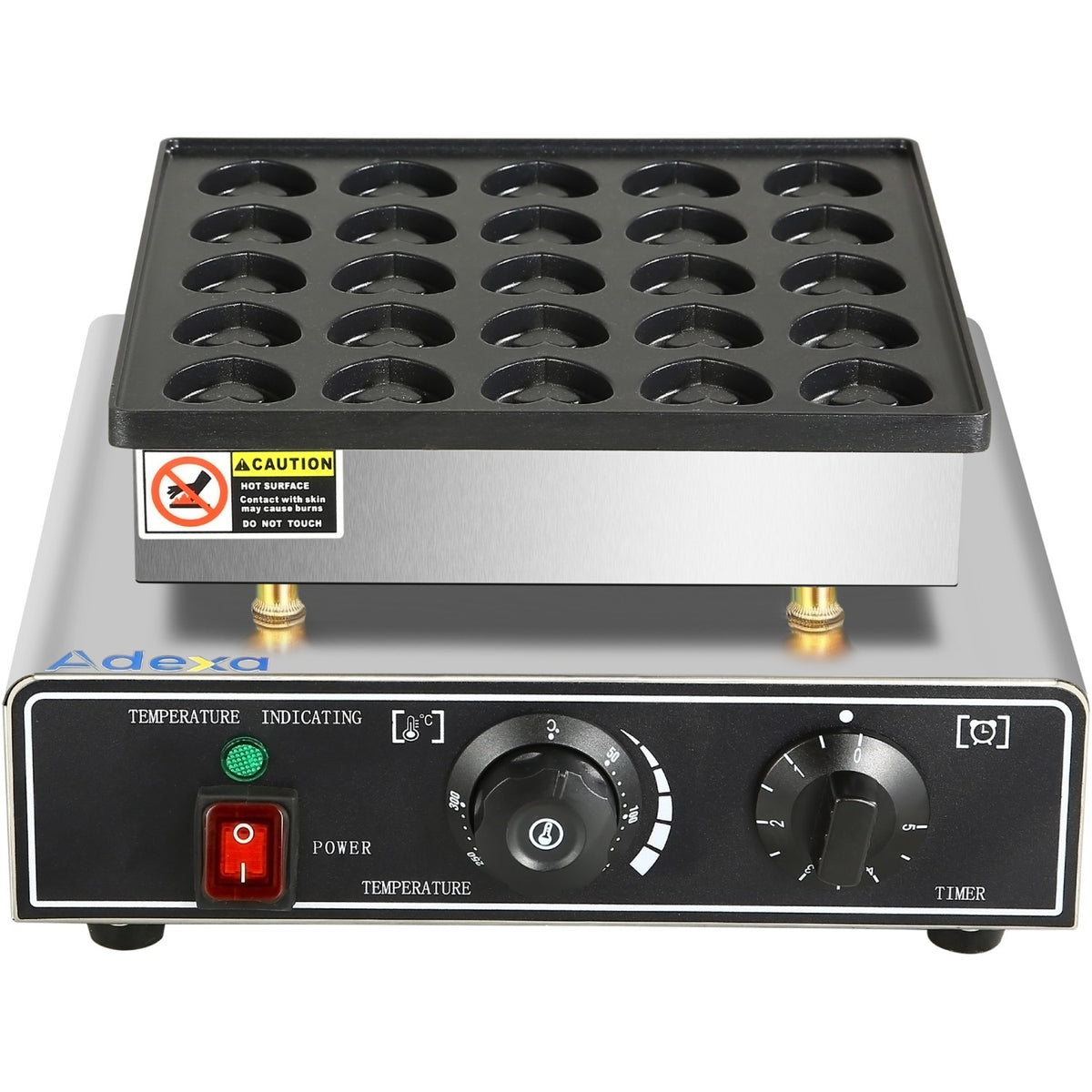 Commercial Heart Shaped Mini Pancake maker / Muffin maker 25 holes - HX2240A