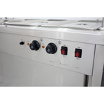 Mobile Food Service Counter with Bain Marie Top and Hot Cupboard - HYH4WS