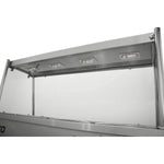Mobile Food Service Counter with Bain Marie Top and Hot Cupboard - HYH4WS