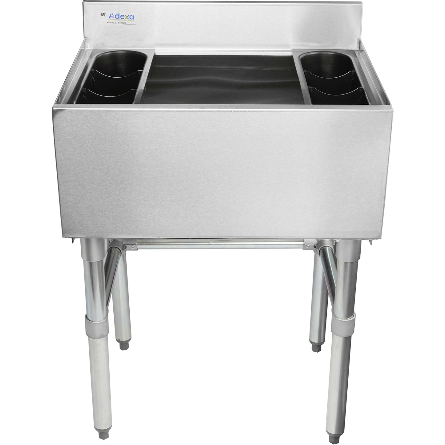 Ice bin Underbar Splashback Stainless steel - IB182408