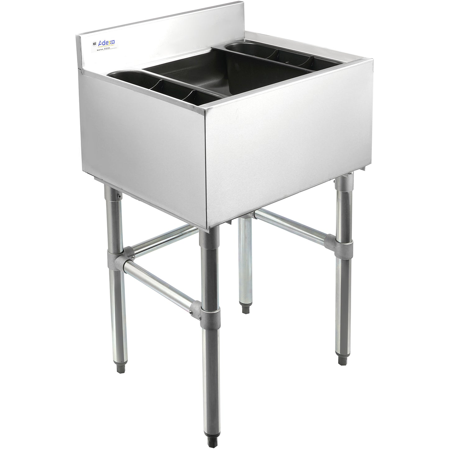 Ice bin Underbar Splashback Stainless steel - IB182408