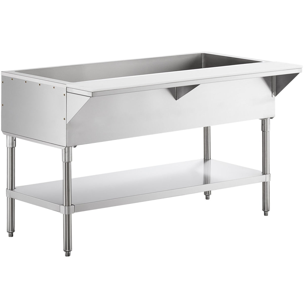Commercial Food Service Table 2 x GN 1/1 with Undershelf 810x780x870mm - ICT2US