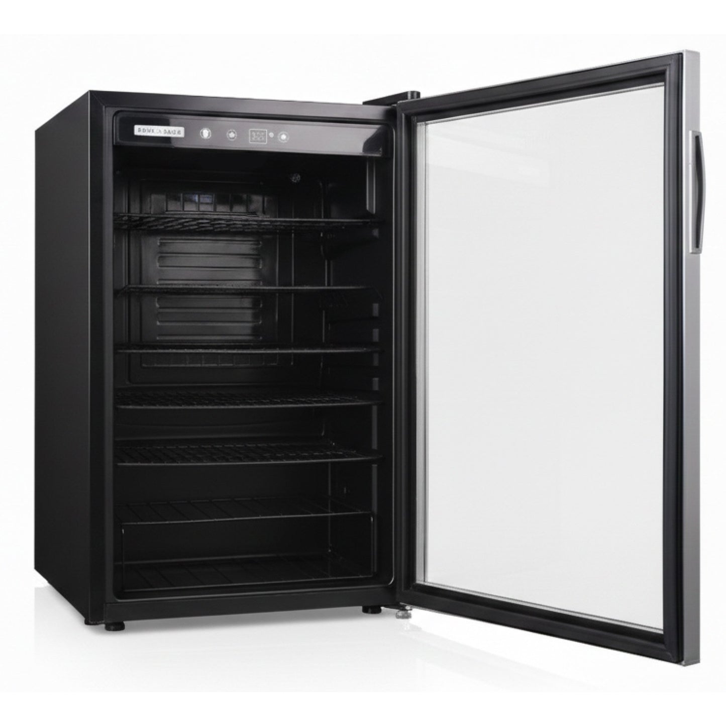 Professional 128L Compact Glass Door Beverage Cooler – Low Profile | JC128VELF