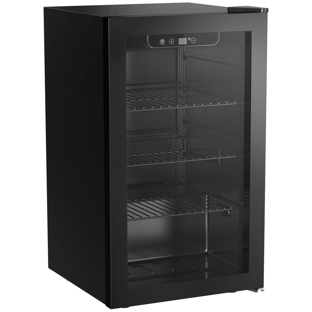 Commercial Wine & Beverage Cooler 68L Glass Door 4-16°C 430 x 460 x 740mm - JC75UELF