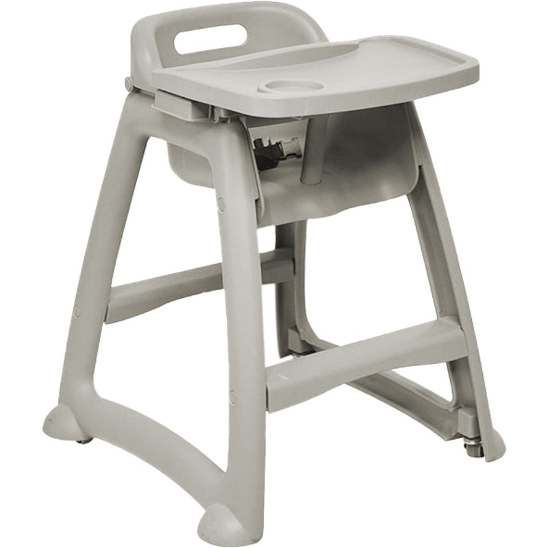 Sturdy Baby High Chair with Tray & Castors Stackable 540x611x740mm - JGM1402