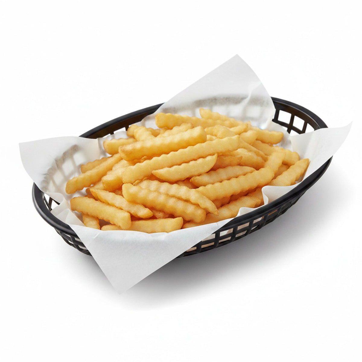 Heavy-Duty Polypropylene Food Basket Black 275×175×38mm - JGM204