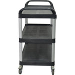 Professional 3-Tier Utility Trolley Cart 810x435x910mm - JGM718