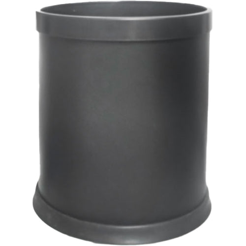 Commercial Open-Top Round Waste Bin 225x260mm Black - JGM910