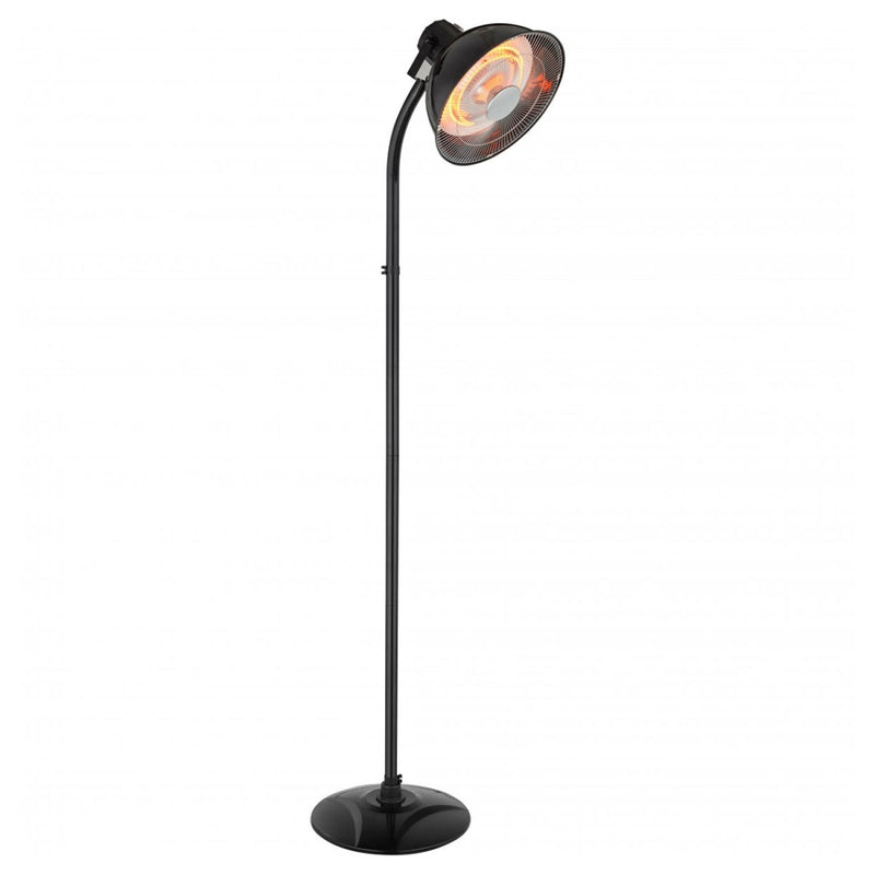 Infrared Patio Heater 2kW Free Standing Black - JHR2000S