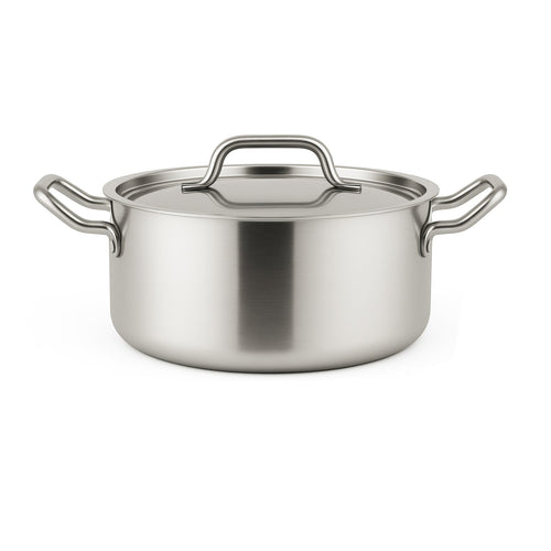 Professional Stainless 2.8L Steel Stew Pot 220mm - JJD6212