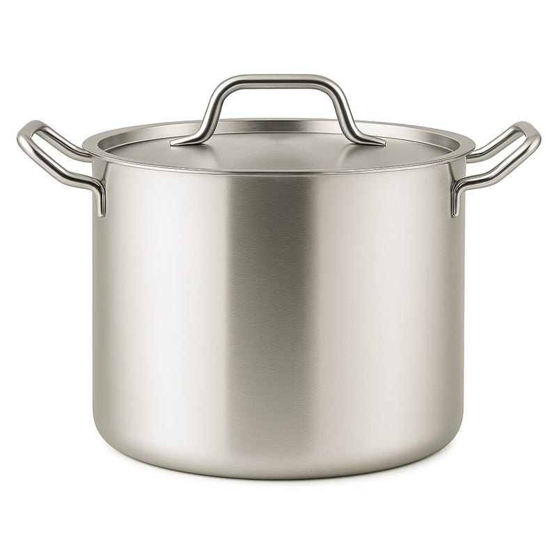 Professional Stainless Steel 17L Stew Pot 320mm x 220mm Height - JJD6422