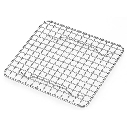 Stainless Steel Flat Grill Rack 1/2 255 × 192 × 15 mm - JJD6604