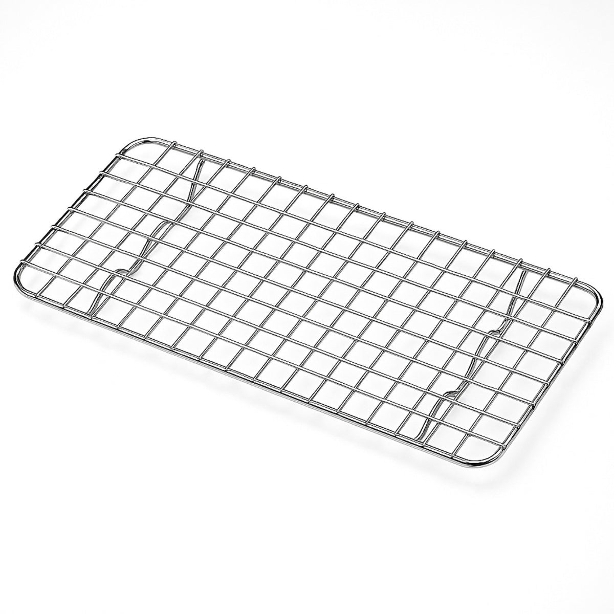 Stainless Steel Flat Grill Rack 1/3 255 × 105 × 15 mm - JJD6606