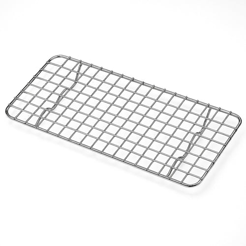 Stainless Steel Flat Grill Rack 1/4 205 × 102 × 15 mm - JJD6608