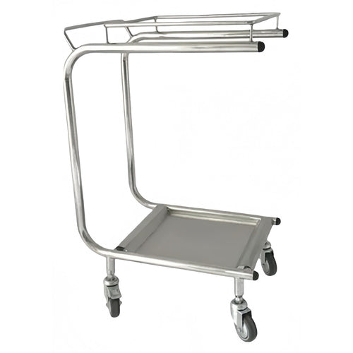 Commercial Stainless Steel Trash Bag Holder Cart 505×355×800 mm - JSN214