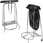 Commercial Stainless Steel Trash Bag Holder Cart 430×530×960 mm - JSN216