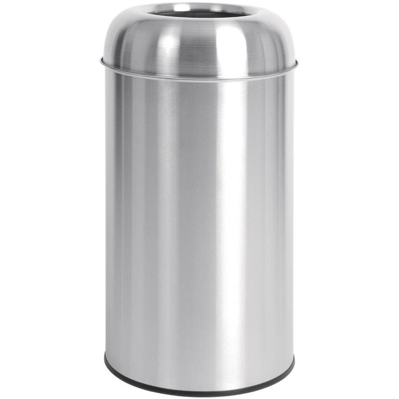 Commercial Open-Top Waste Bin 50 Litres Satin - JY9800