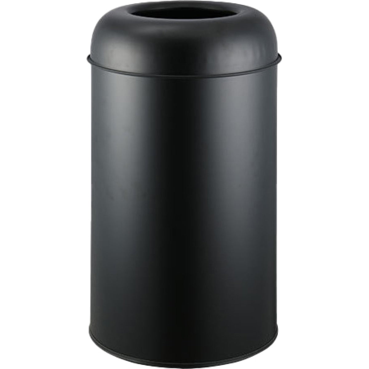 Commercial Open-Top Waste Bin 50 Litres Black - JY980050LBLACK