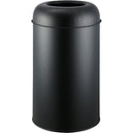 Commercial Open-Top Waste Bin 50 Litres Black - JY980050LBLACK