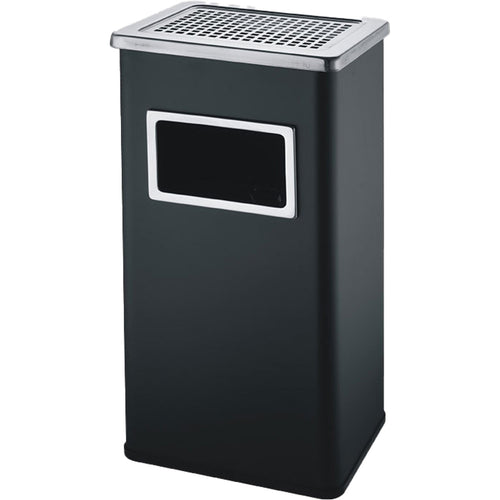 Commercial Ashtray Waste Bin 30 Litres Black - JYAB701BLACK