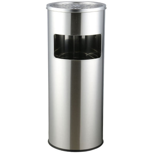 Commercial Ashtray Waste Bin 17 Litres Satin - JYAB901SATIN