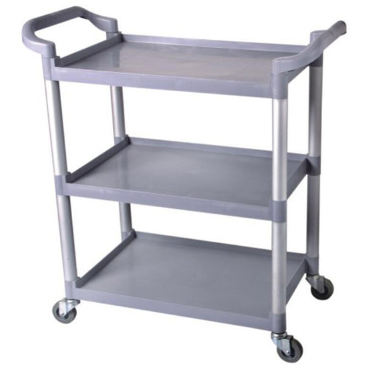 Professional Utility Trolley Multi-purpose 3 tier Grey 860x420x930mm