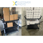 Professional Utility Trolley Multi-purpose 3 tier Black 1070x500x990mm - JYXUC407BLACK