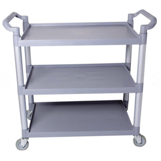 Professional Utility Trolley Multi-purpose 3 tier Grey 1070x500x990mm