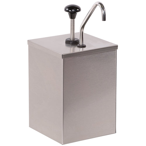 Commercial Condiment/Sauce Dispenser 1 pump Stainless steel - JZS001