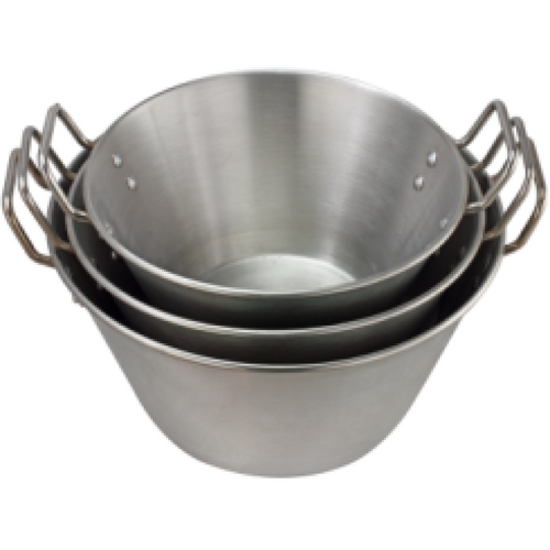 Heavy Duty Double Handed Kitchen Mixing Bowl 12L Stainless Steel - KB4022