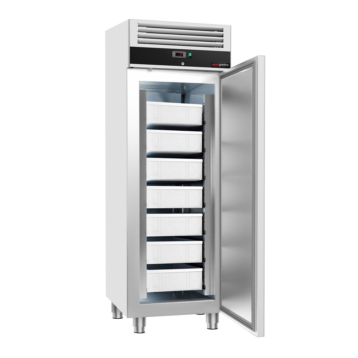 KFG530T1ND commercial fish fridge 600L stainless steel single door