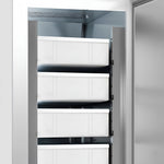 KFG530T1ND fish fridge interior with fish containers