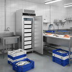 KFG530T1ND fish fridge in commercial kitchen setting 1
