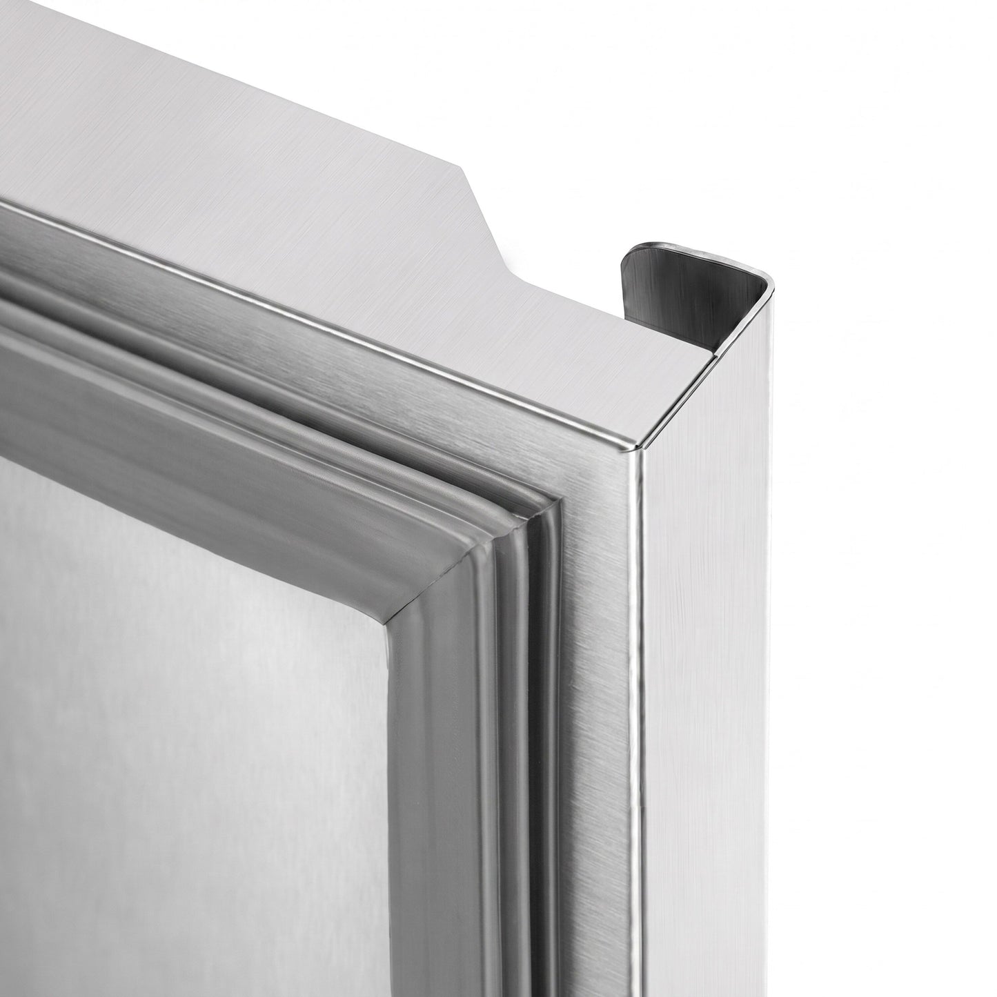 KFG530T1ND door handle and insulation detail
