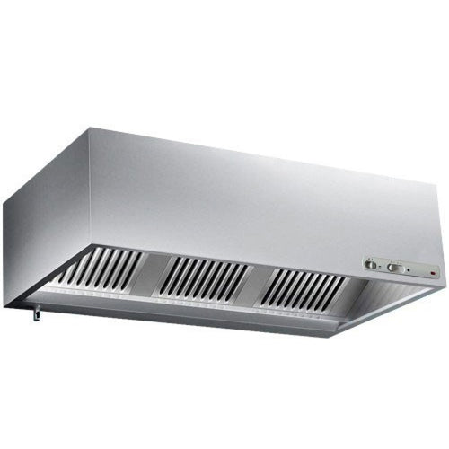 Box Wall type Extraction canopy with Filter & Fan & Lights & Speed control 1800x900x450mm - VHS189F