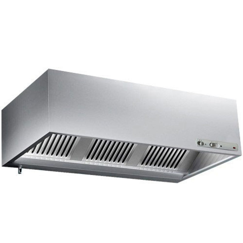 Box Wall type Extraction canopy with Filter & Fan & Lights & Speed control 1000x900x450mm - VHS109F