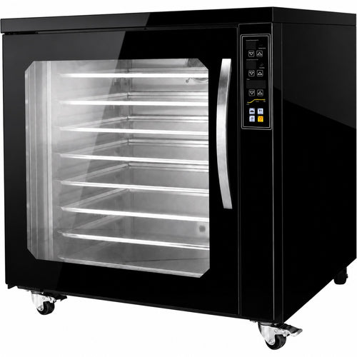 Electric Proofer with Capacity of 8 x Bakery Trays 600 x 400mm Black - KNGFH120BLACK